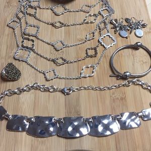 Silver COSTUME jewelry bundle!